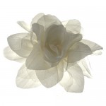 180650-WT- WHITE FLOWER BROOCH